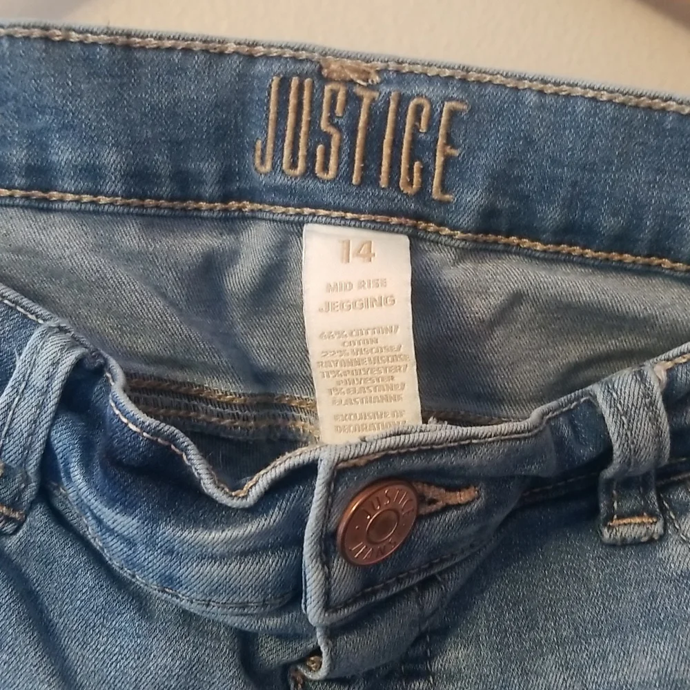 Justice jeans 14 girl jeans